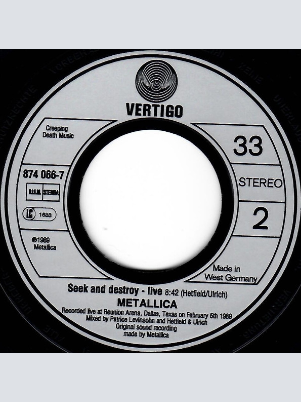 Vinyl / Metallica - One