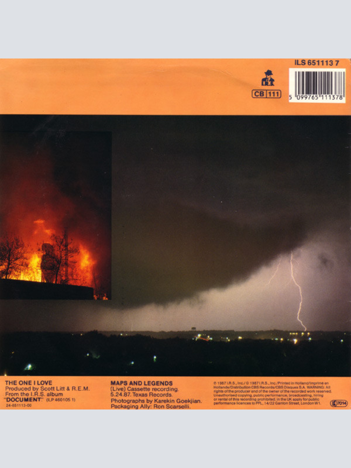 Vinyl / R.E.M. - The One I Love