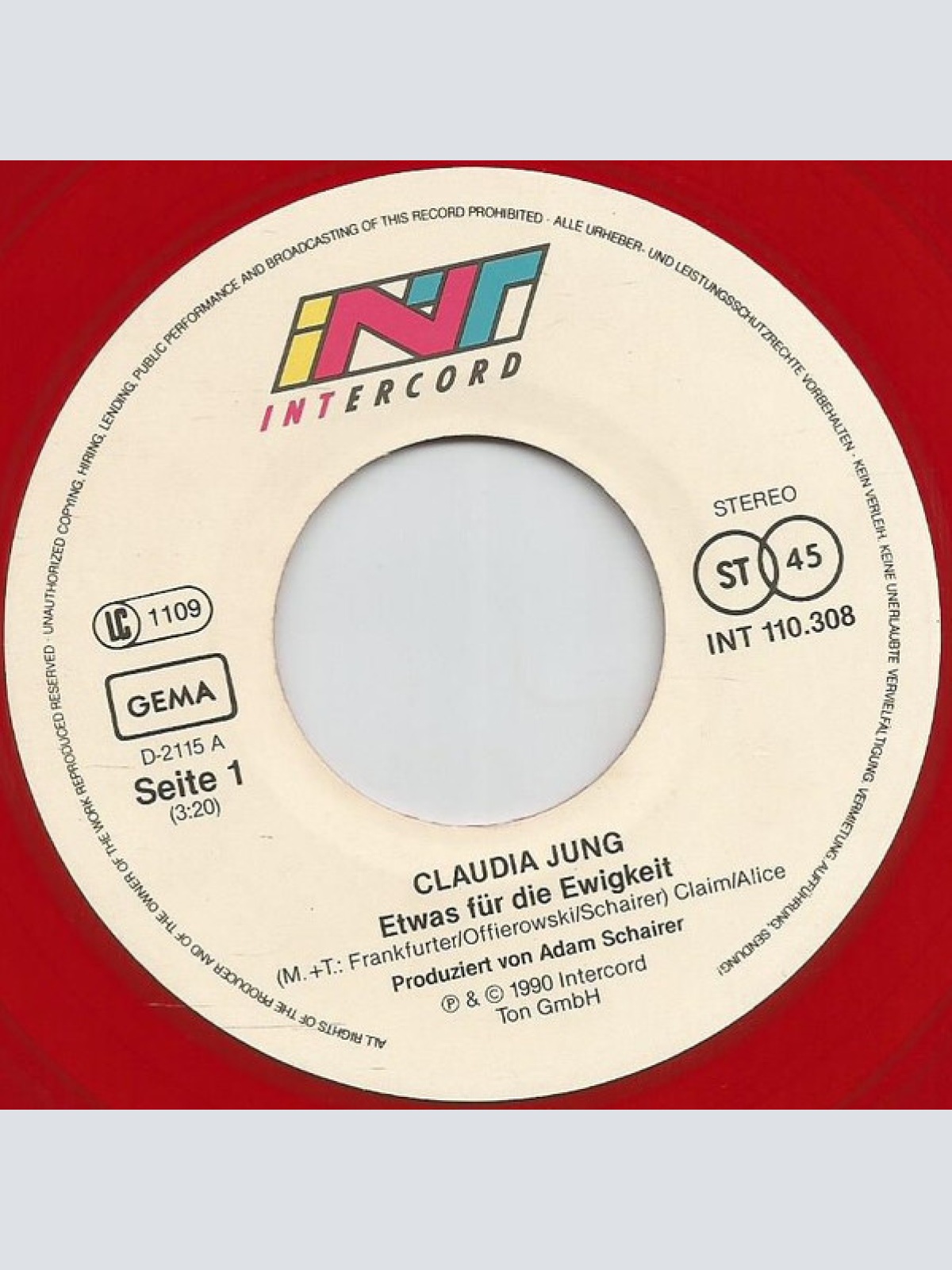 Vinyl / Claudia Jung - Etwas Für Die Ewigkeit