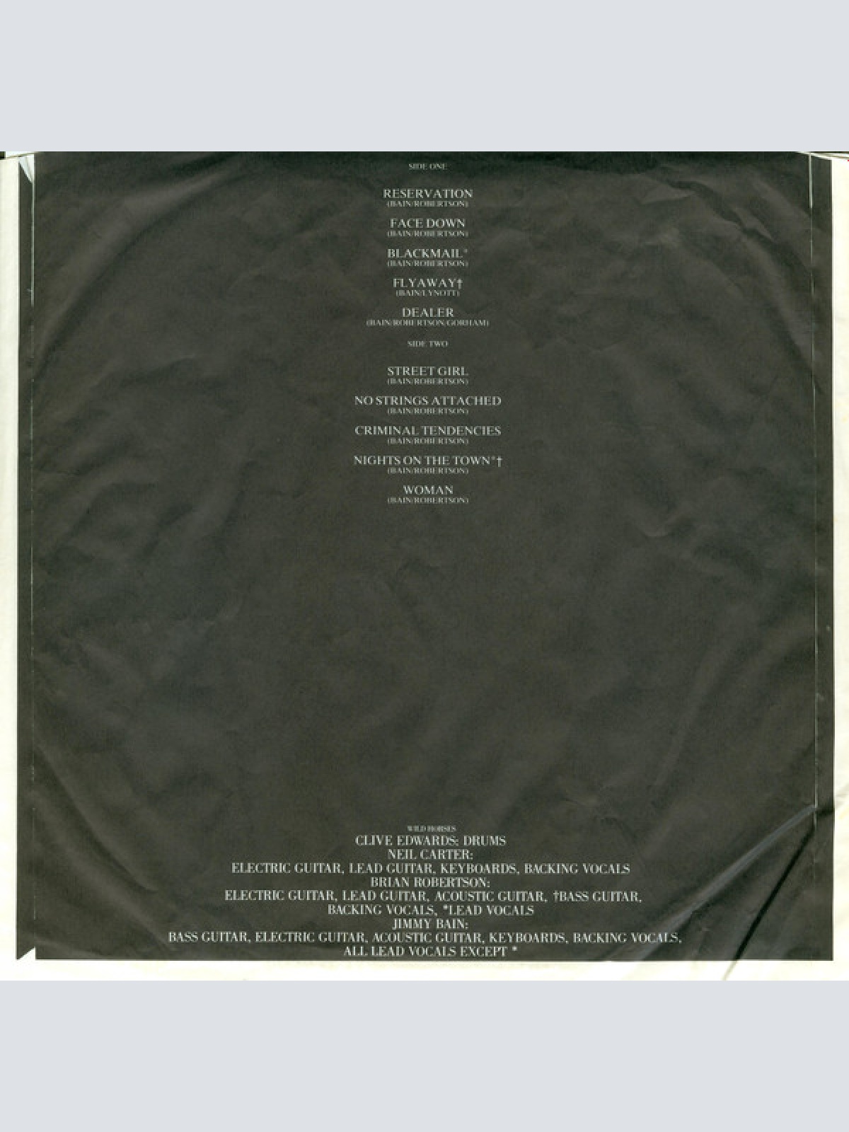 Vinyl / Wild Horses - The First Album