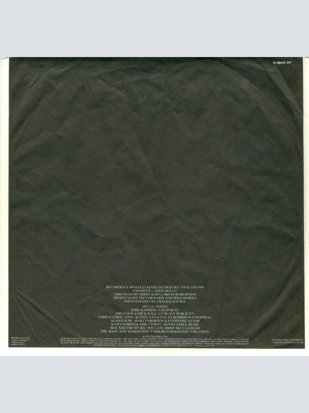 Vinyl / Wild Horses - The First Album