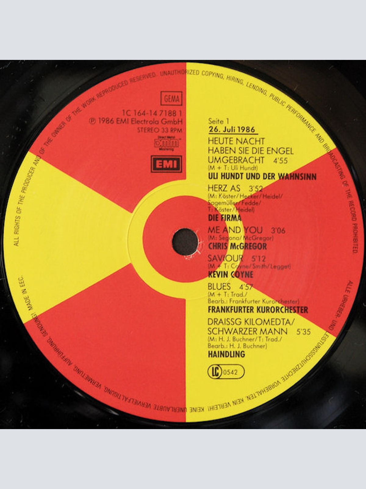 Vinyl / Various - Waahnsinn