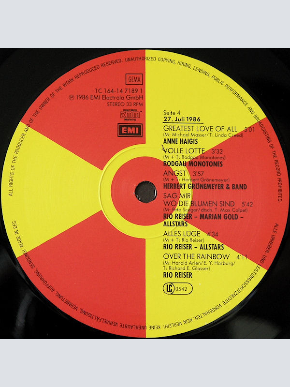 Vinyl / Various - Waahnsinn