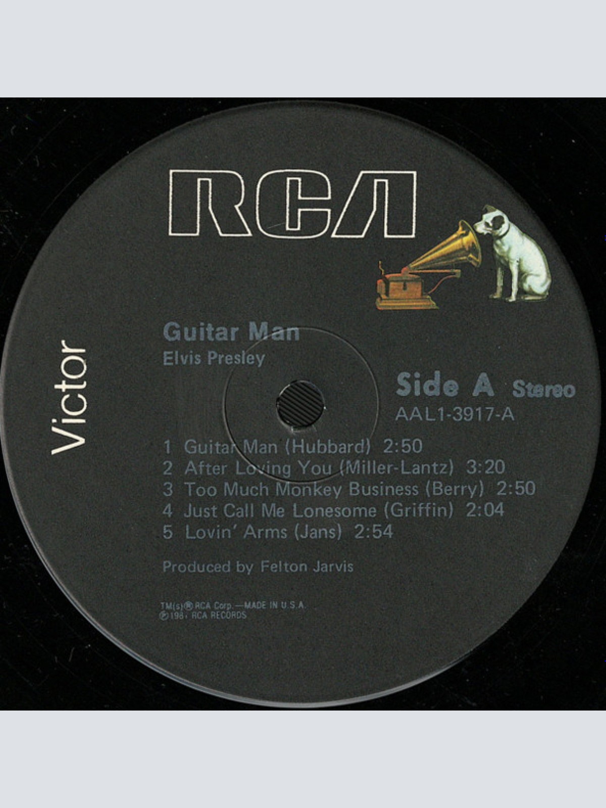 Vinyl / Elvis* - Guitar Man