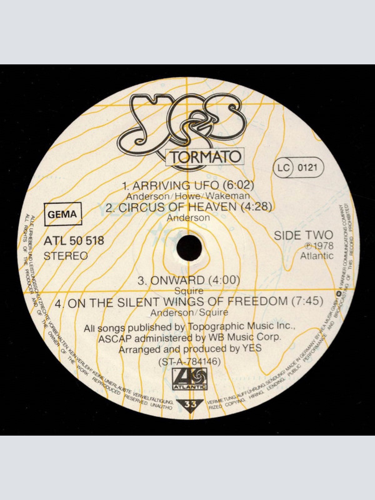 Vinyl / Yes - Tormato