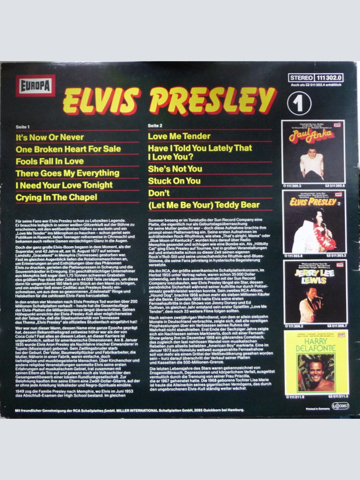 Vinyl / Elvis Presley - Elvis Presley (1)