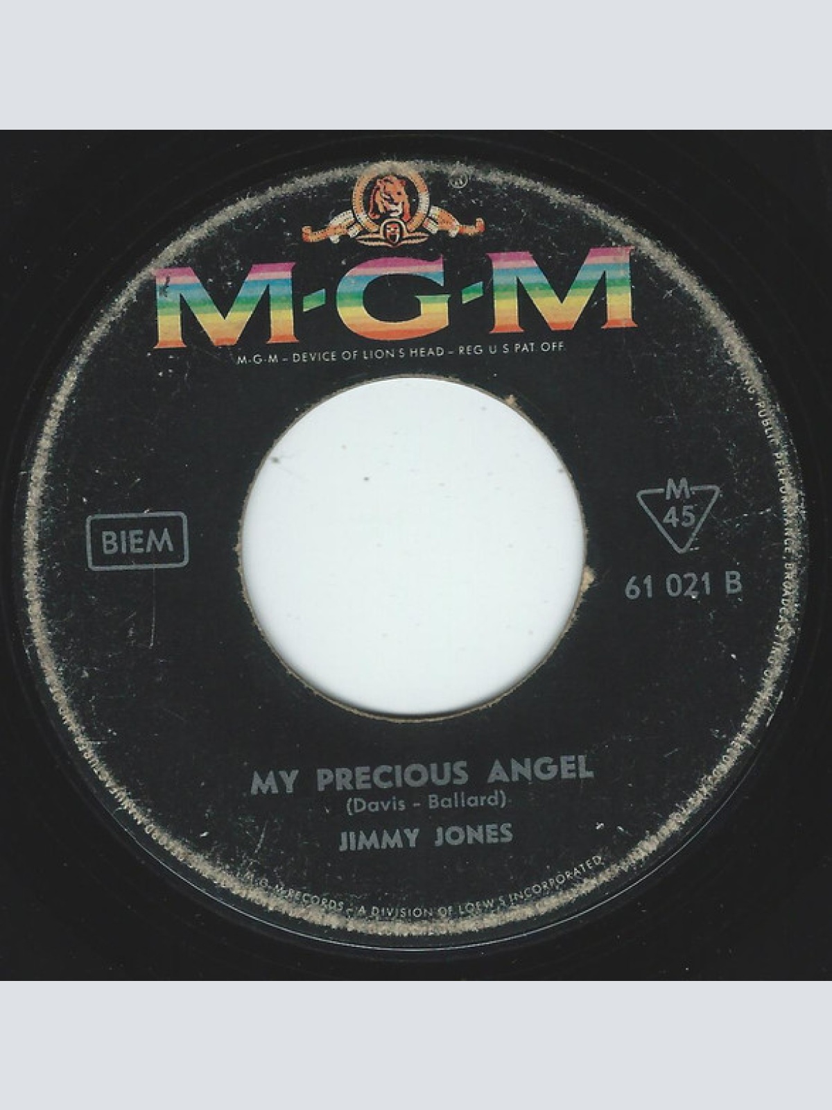 Vinyl / Jimmy Jones - Good Timin' / My Precious Angel