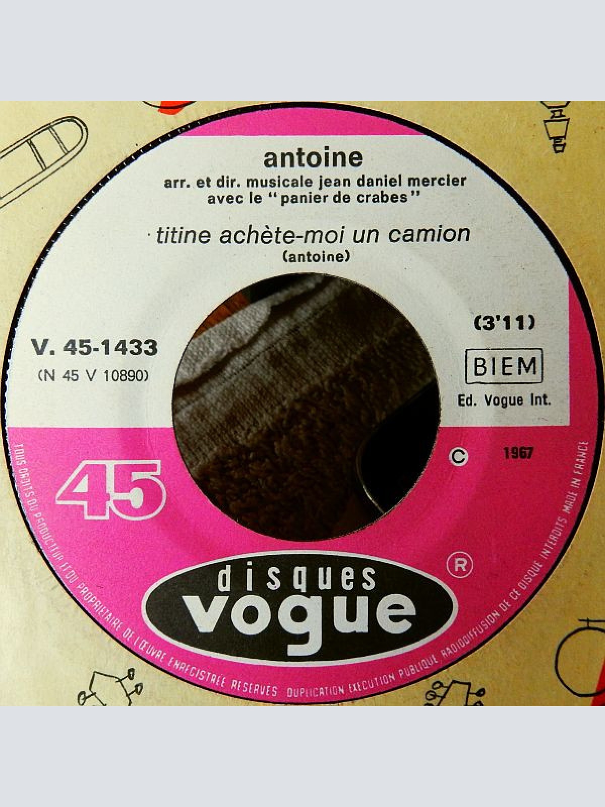 Vinyl / Antoine (2) - Titine Achète-moi Un Camion / Lucie A Un Petit Chat