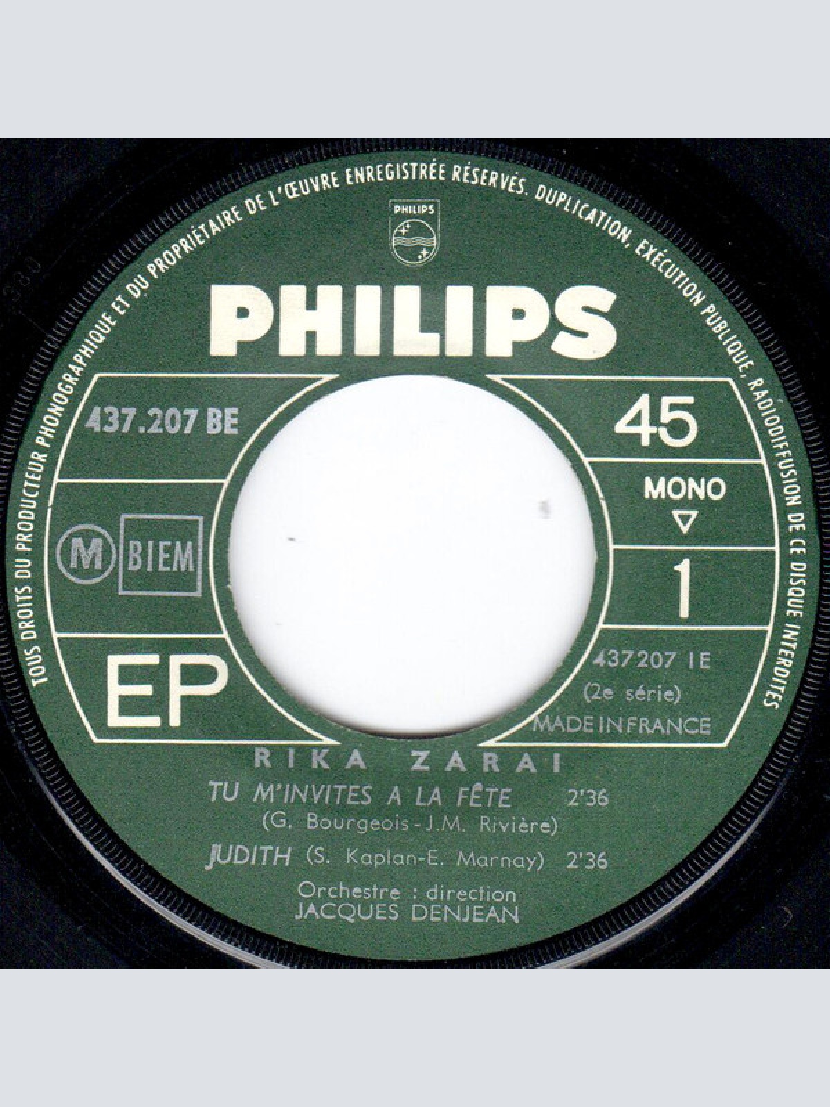 Vinyl / Rika Zaraï - Depuis Que Mon Frère Est Parti