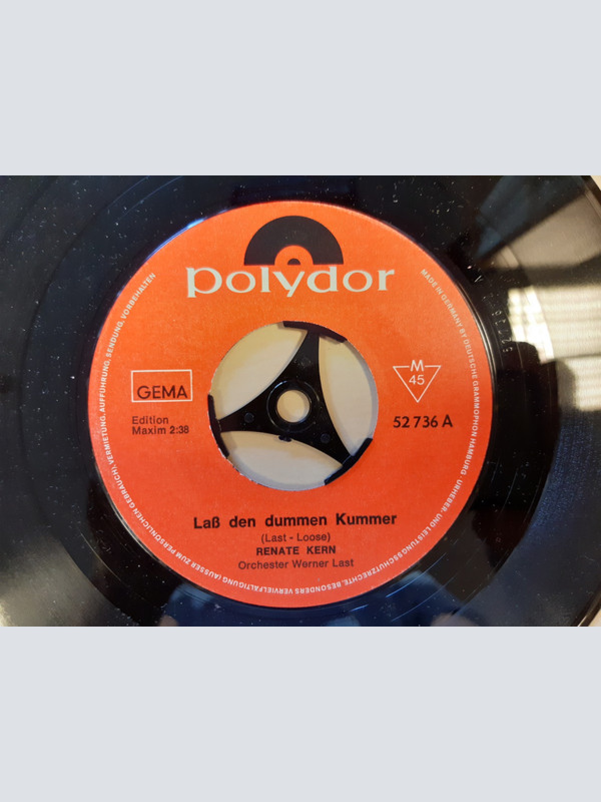 Vinyl / Renate Kern - Laß Den Dummen Kummer / Weinen Tut So Weh