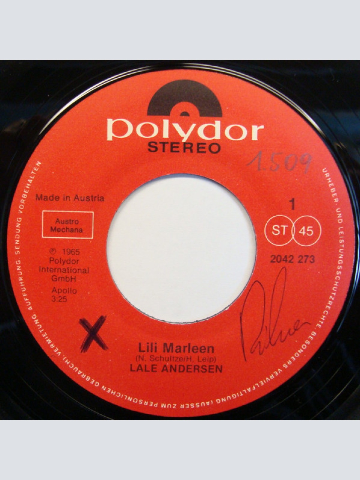 Vinyl / Lale Andersen - Lili Marleen