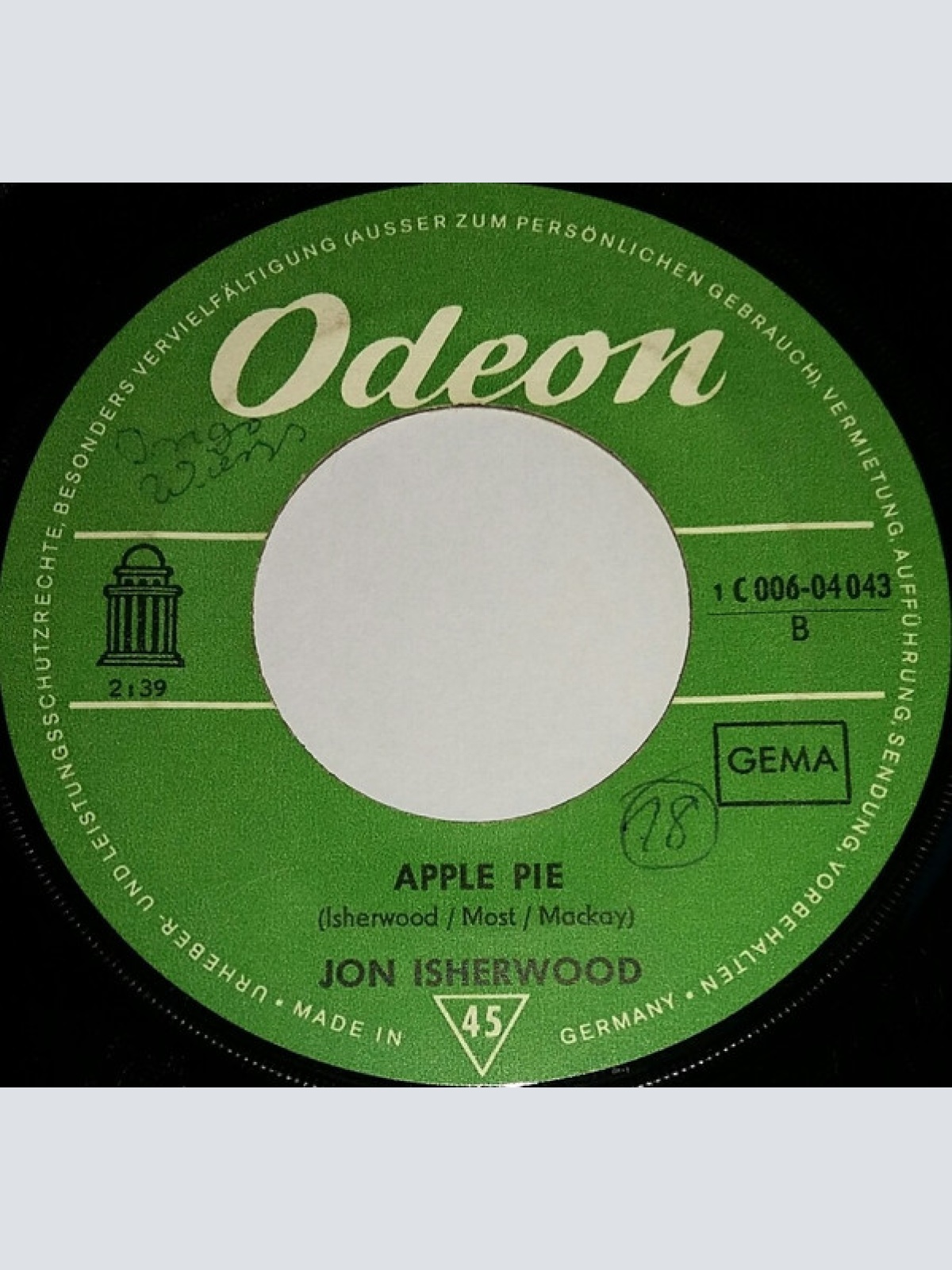 Vinyl / Jon Isherwood - Old Time Movies