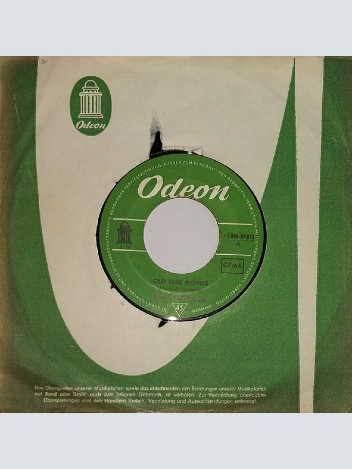 Vinyl / Jon Isherwood - Old Time Movies