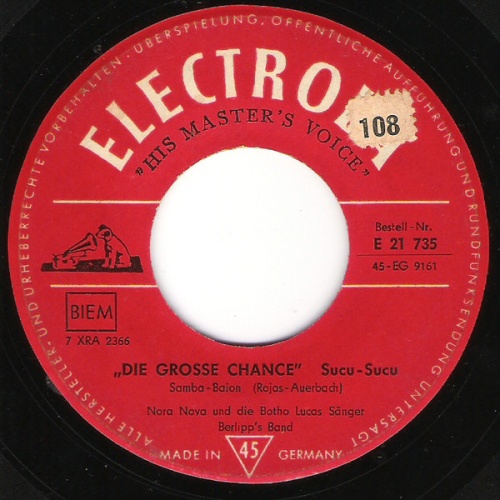 Vinyl / Nora Nova - Die Grosse Chance