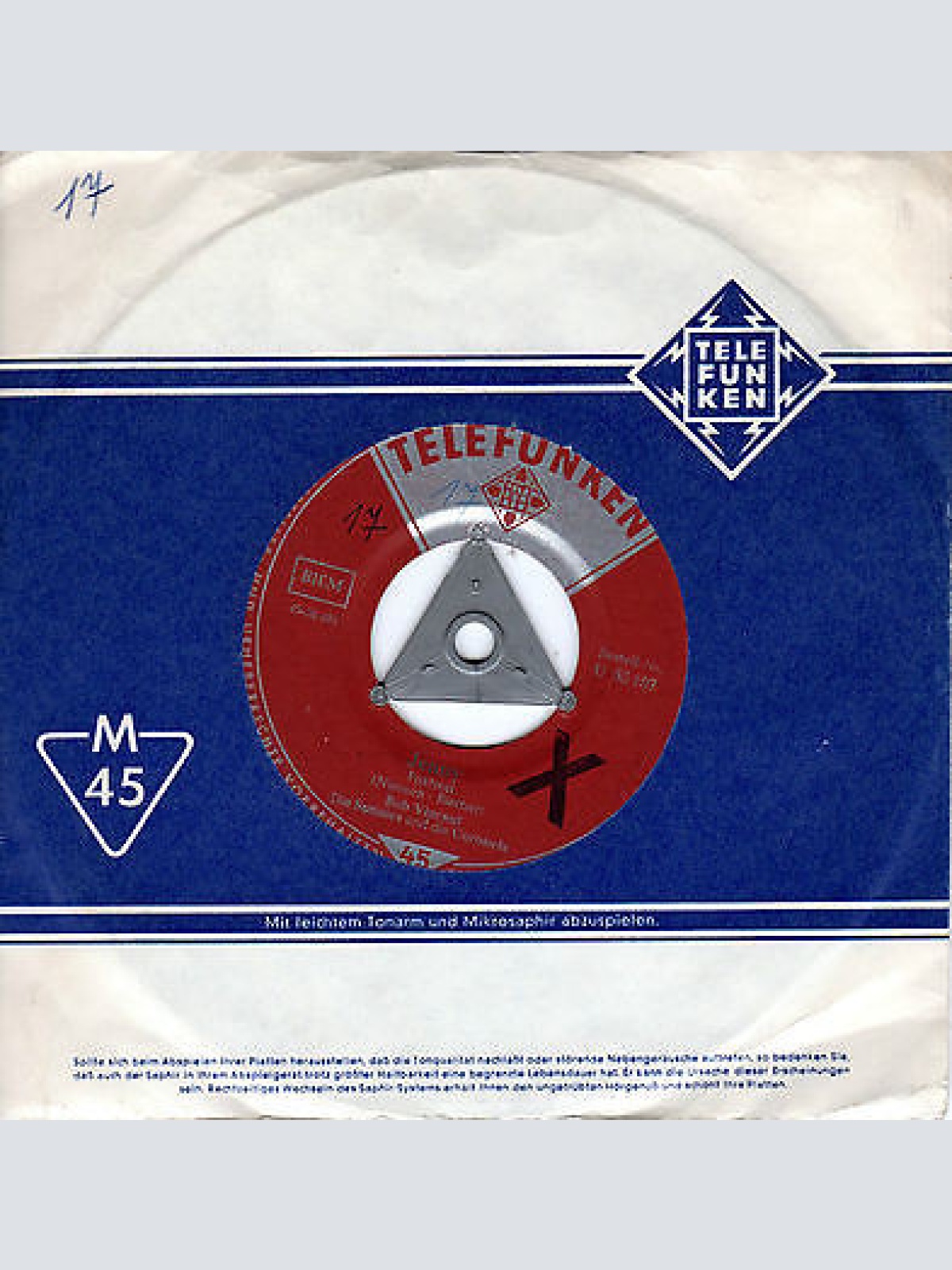 Vinyl / Bob Vincent, Klaus Ogermann Mit Seinem Tanzorchester, Die Spree-Singers - Aber Niemand / Jenny