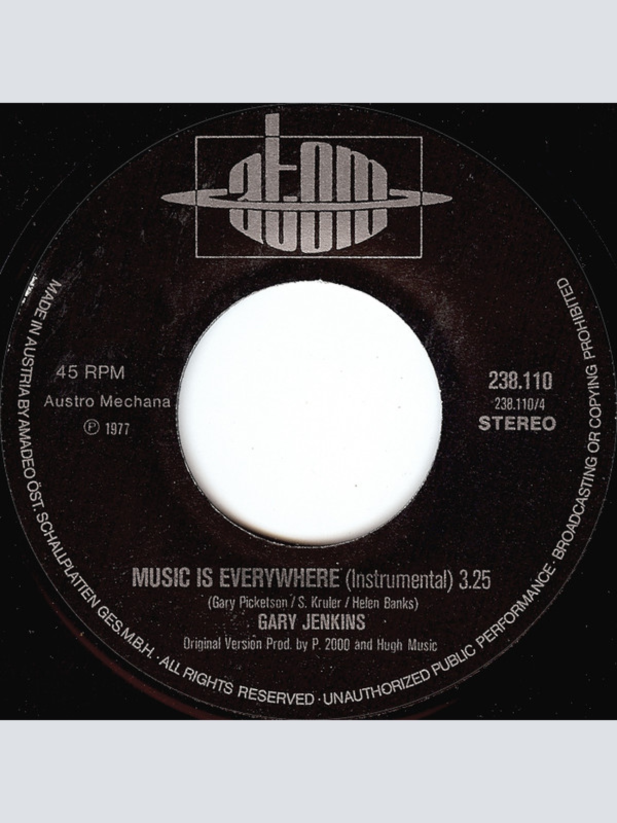 Vinyl / Gary Jenkins - Music Is Everywhere