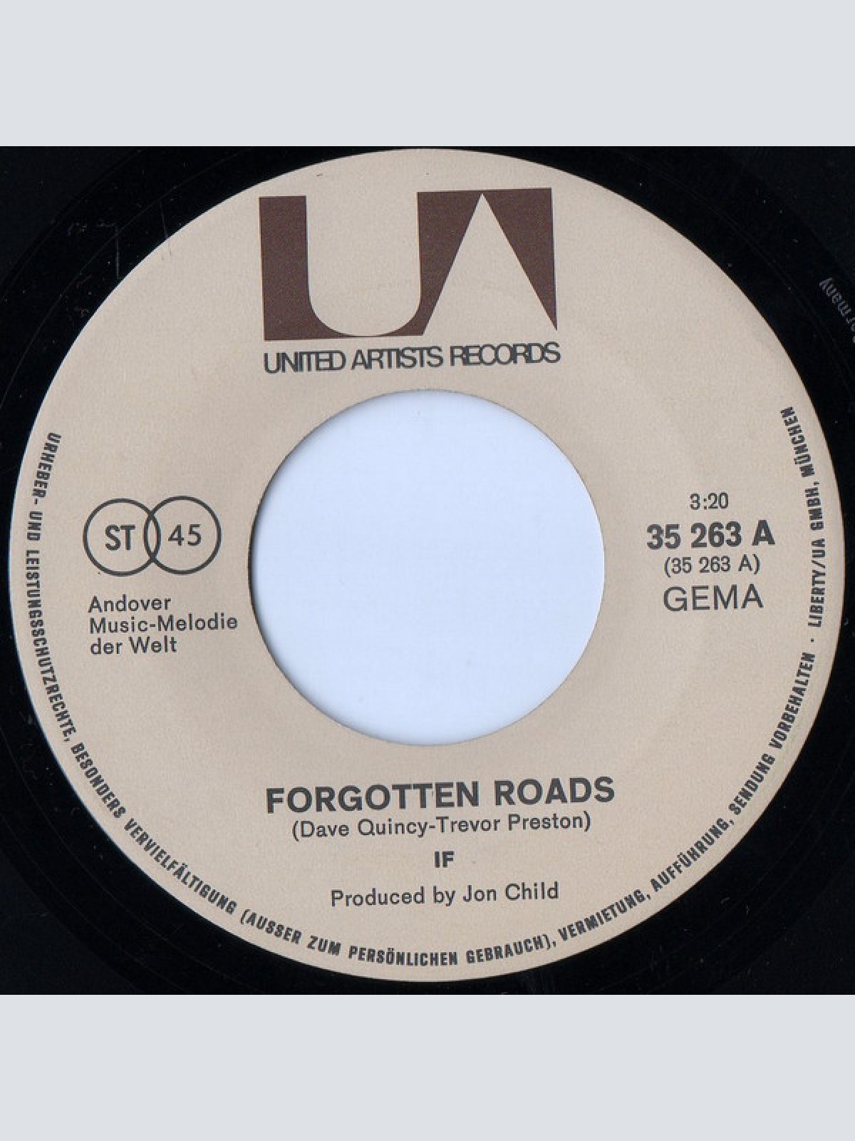 Vinyl / IF (6) - Forgotten Roads