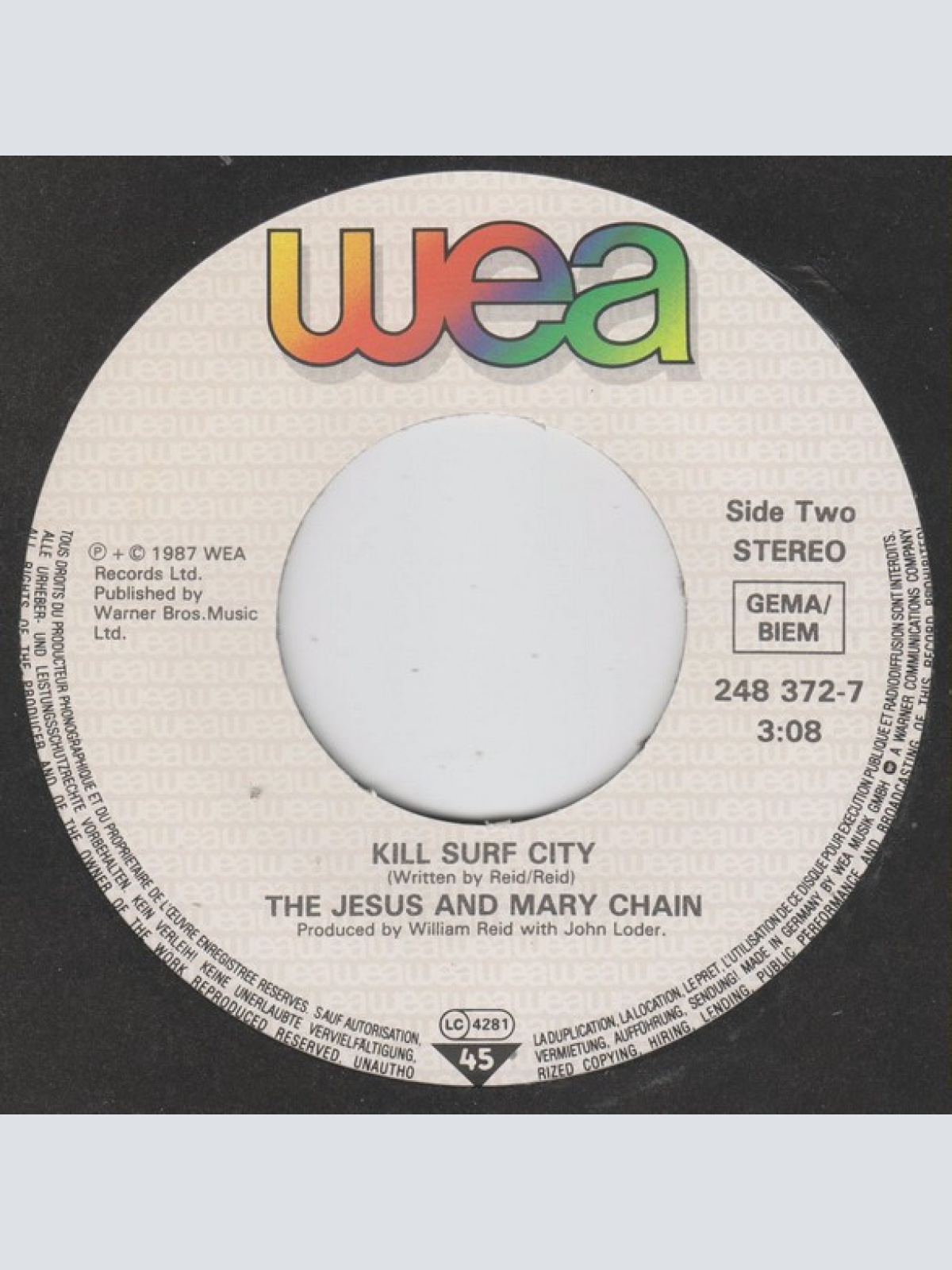 Vinyl / The Jesus And Mary Chain - April Skies