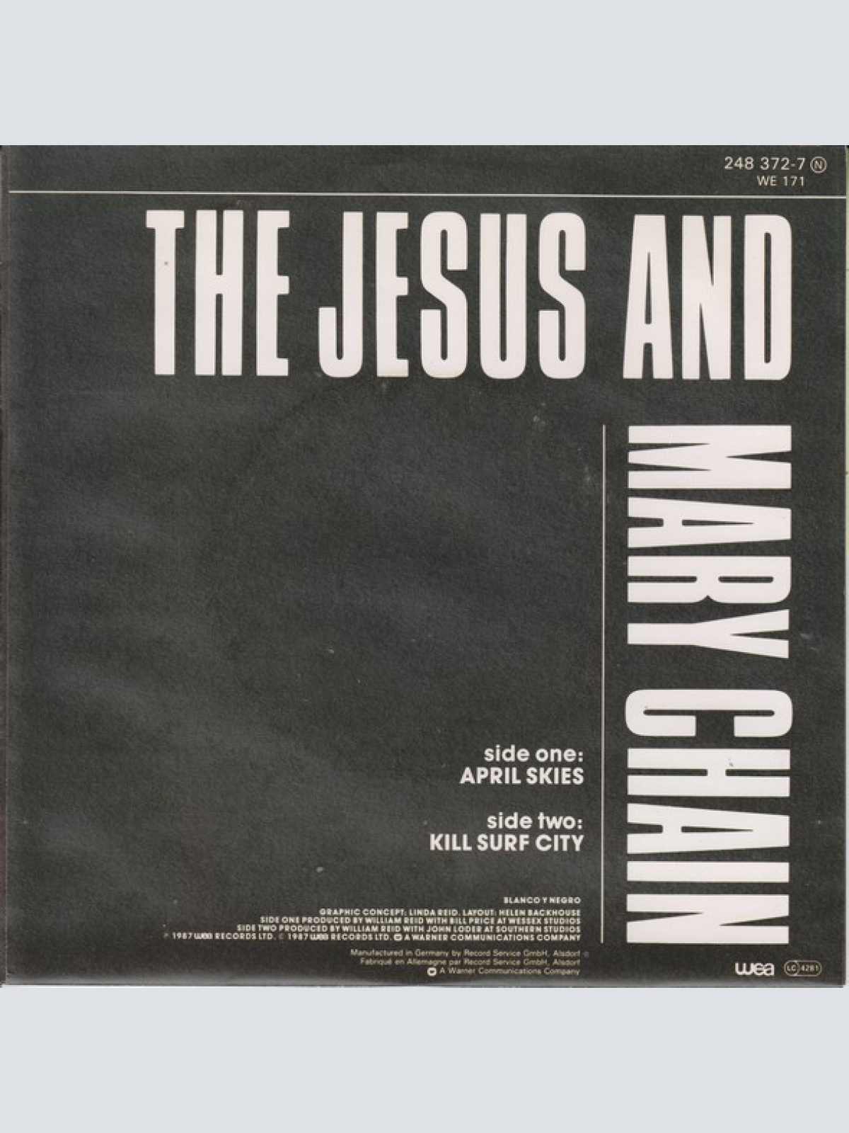 Vinyl / The Jesus And Mary Chain - April Skies