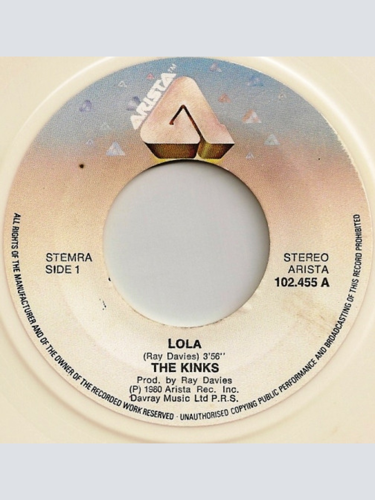 Vinyl / The Kinks - Lola / Celluloid Heroes