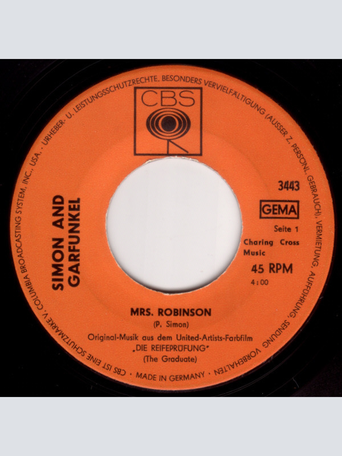 Vinyl / Simon & Garfunkel - Mrs. Robinson
