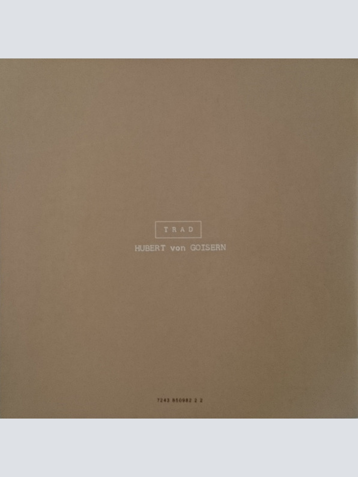 CD / Hubert Von Goisern - Trad