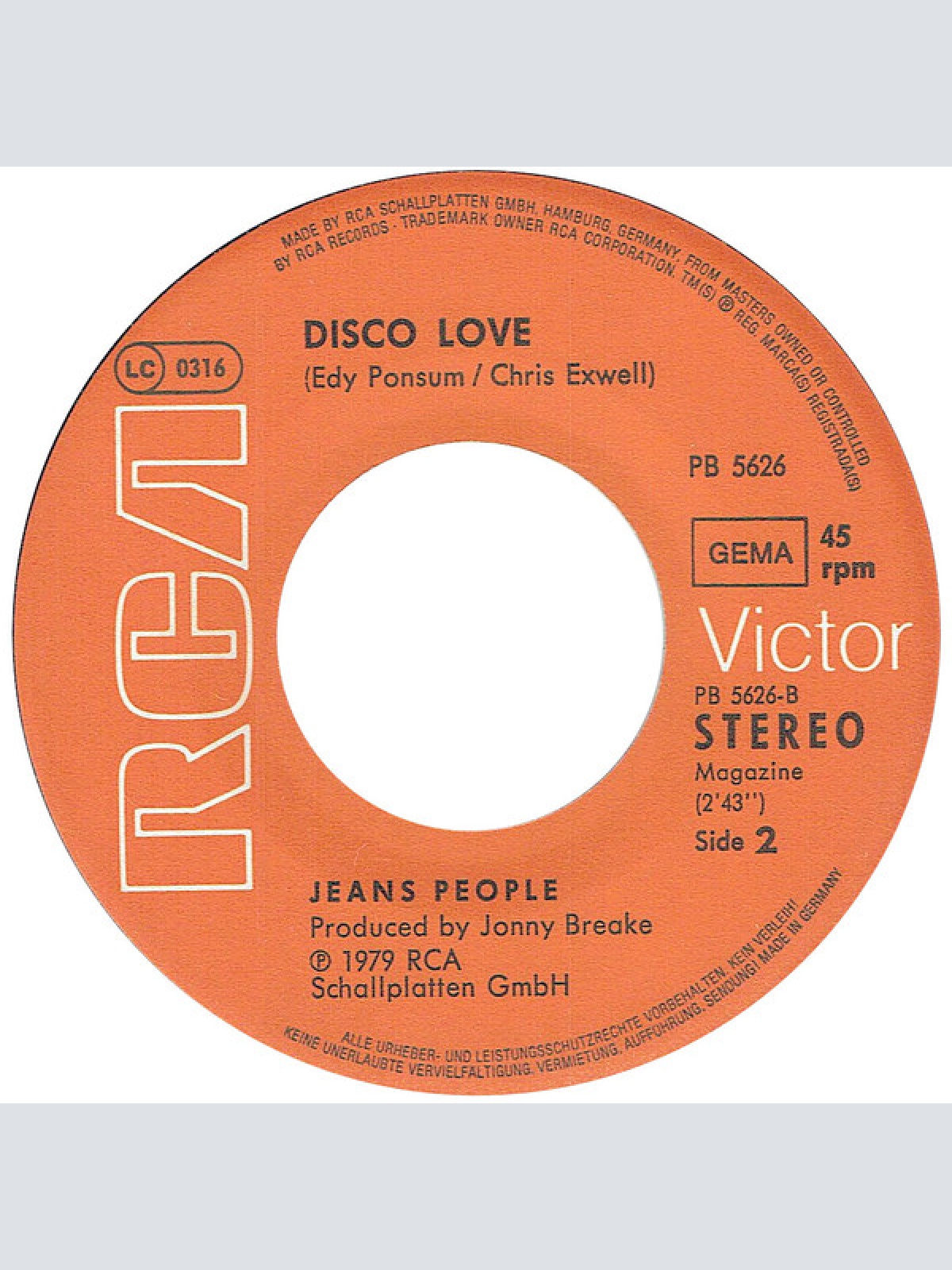 Vinyl / Jeans People - Jeans Generation