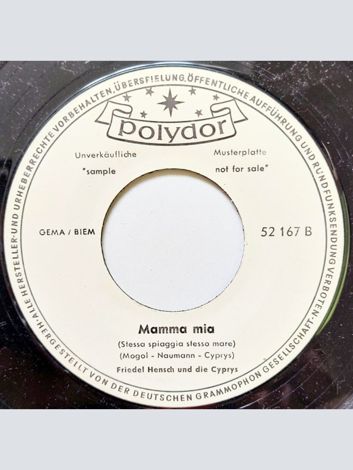 Vinyl / Friedel Hensch Und Die Cyprys - Gruß Und Kuß Dein Julius