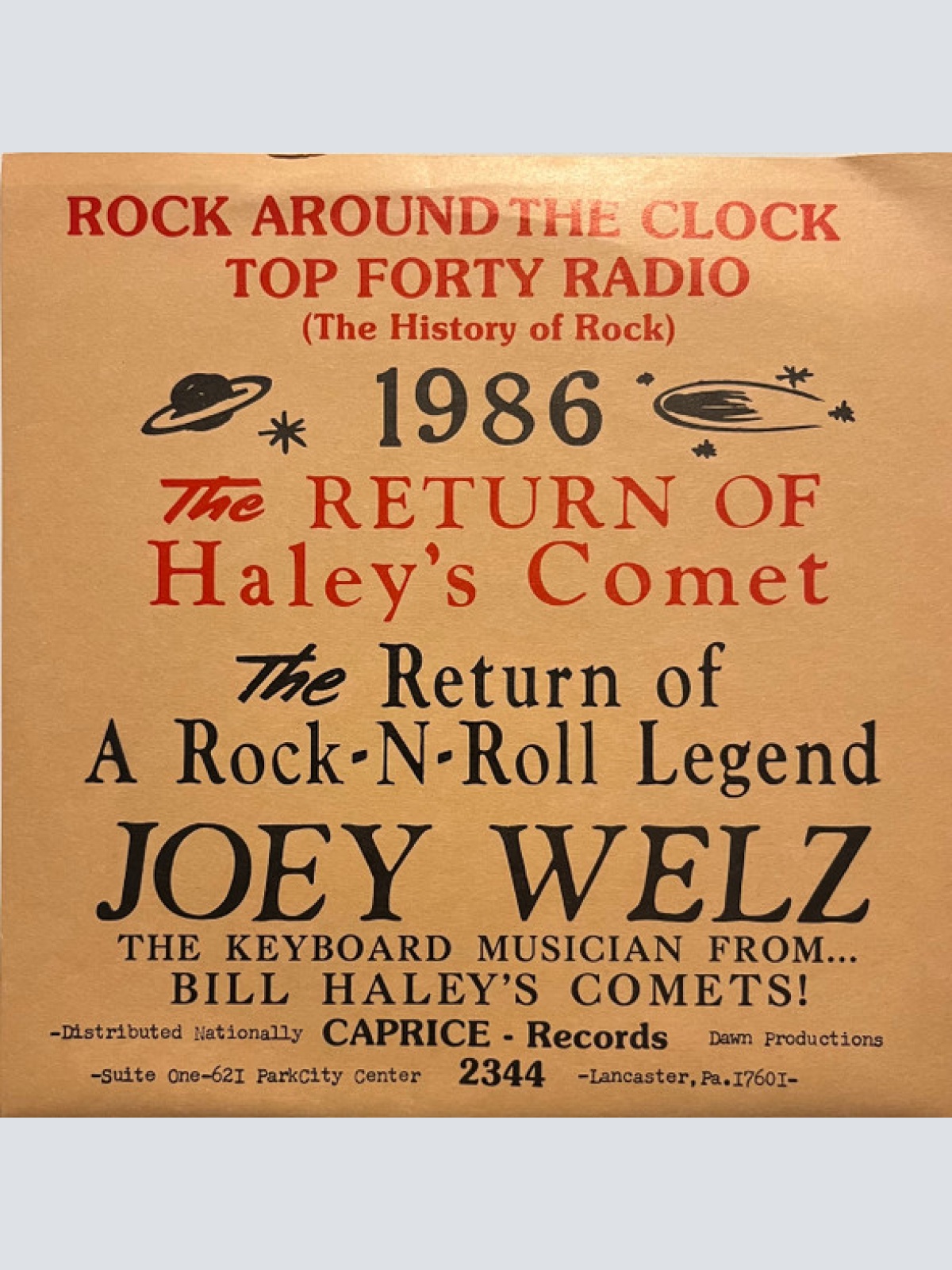 Vinyl / Joey Welz - Rock Around The Clock