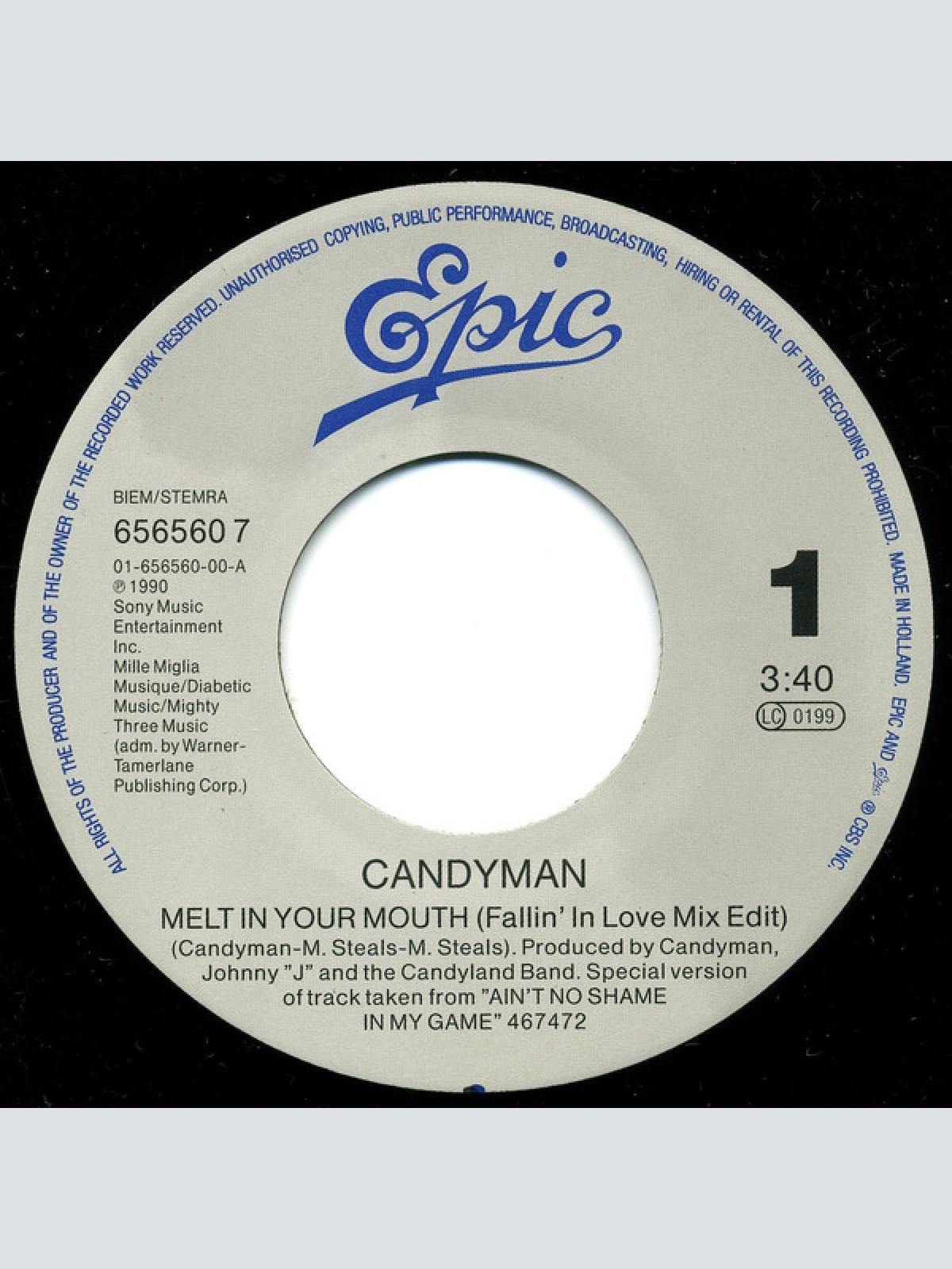 Vinyl / Candyman - Melt In Your Mouth