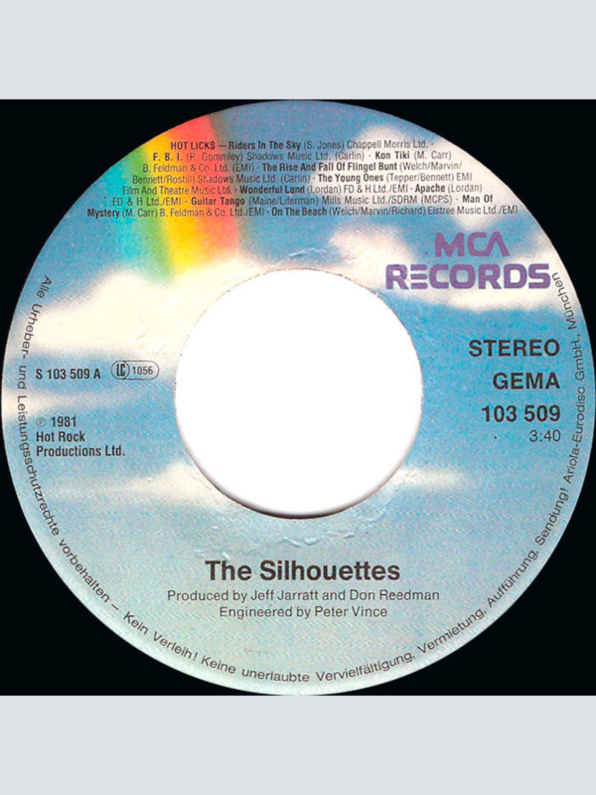 Vinyl / The Silhouettes (3) - Hot Licks