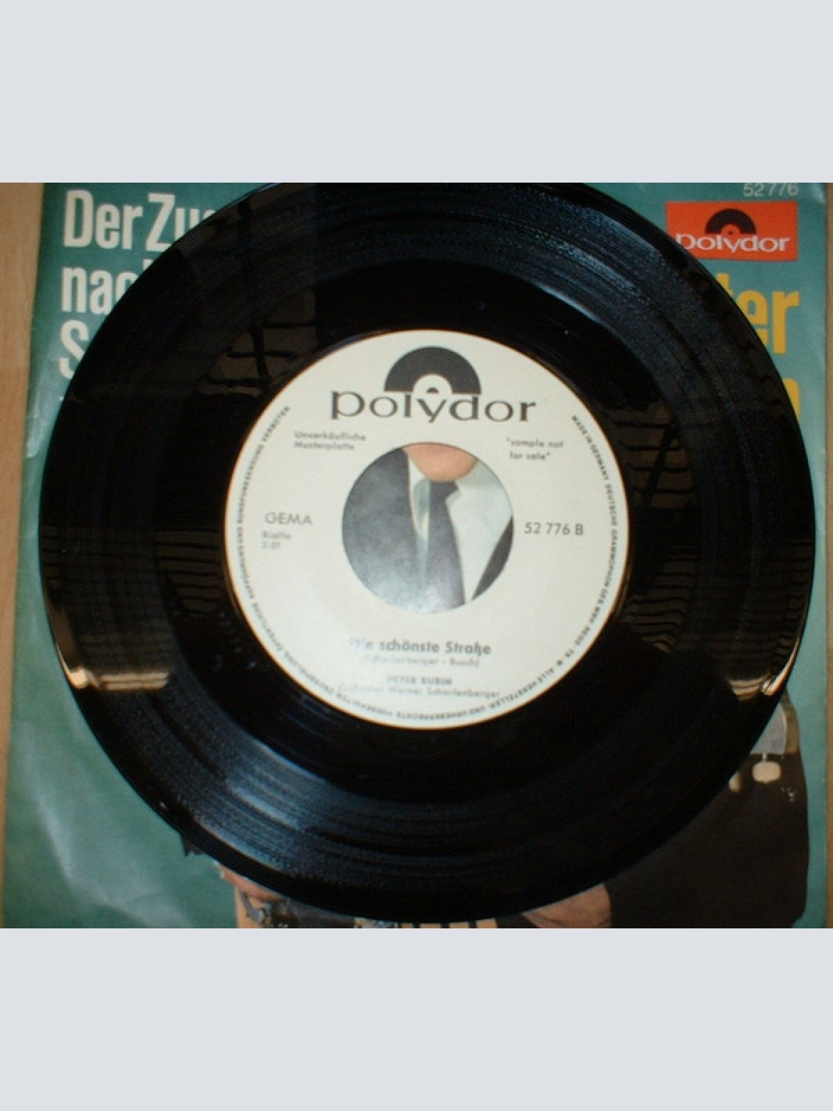 Vinyl / Peter Rubin - Der Zug Nach Sunny Hill / Die Schönste Straße