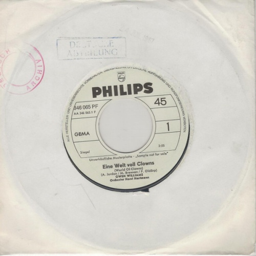 Vinyl / Owen Williams - Eine Welt Von Clowns (World Of Clowns)