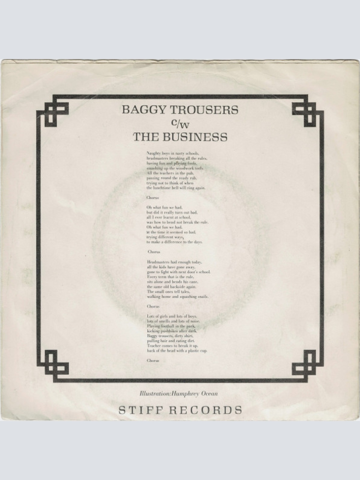 Vinyl / Madness - Baggy Trousers