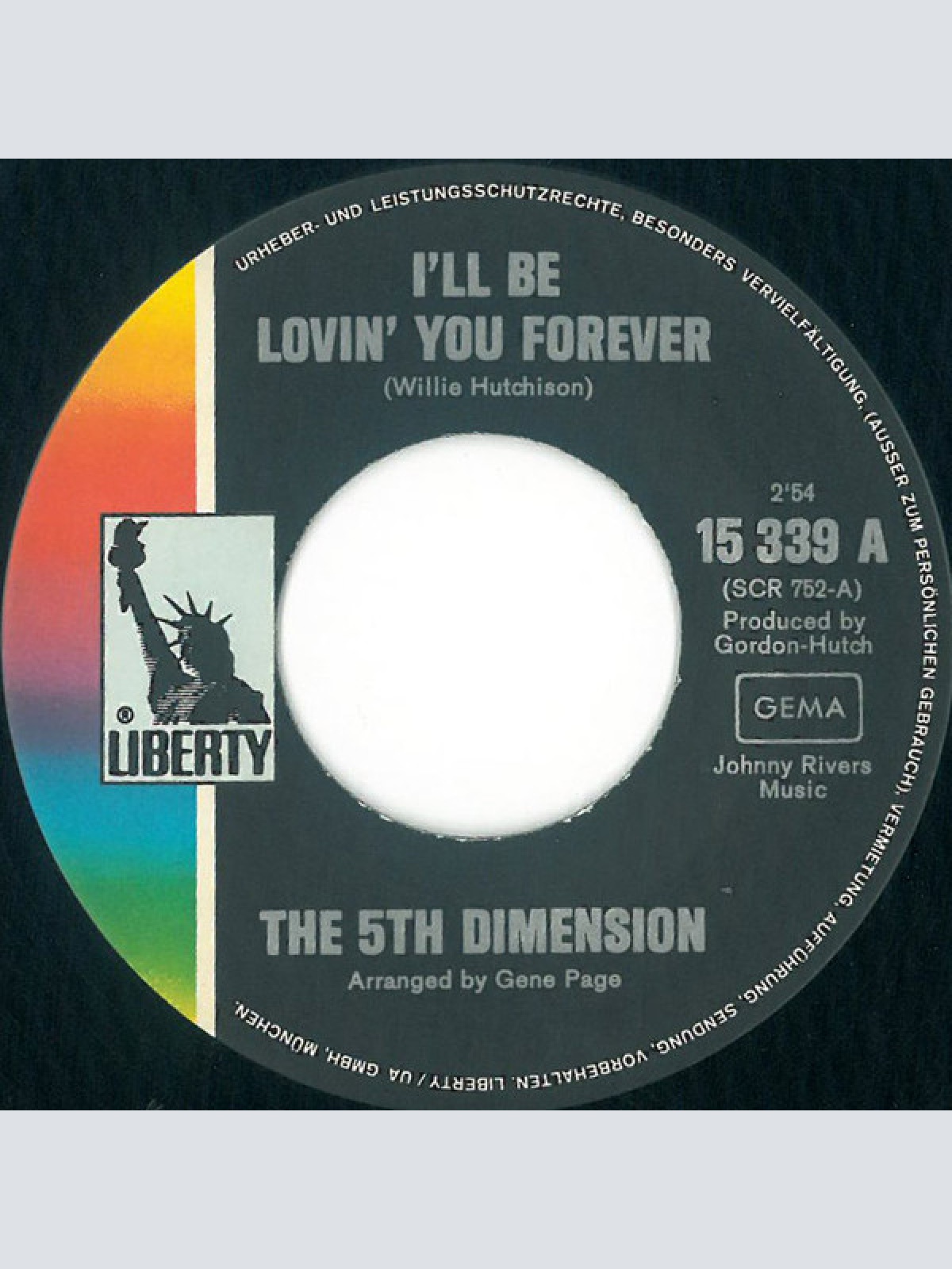 Vinyl / The 5th Dimension* - (I'll Be) Lovin' You Forever