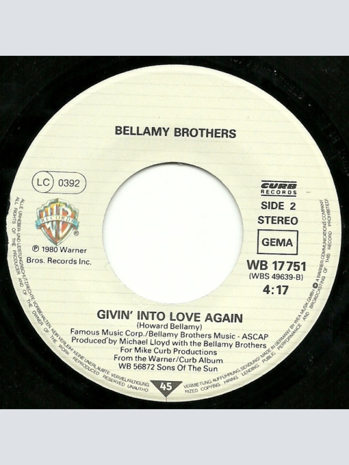 Vinyl / Bellamy Brothers - Do You Love As Good As You Look