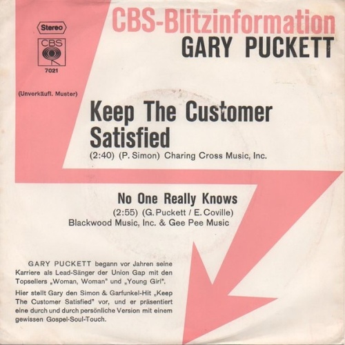 Vinyl / Gary Puckett - Keep The Customer Satisfied