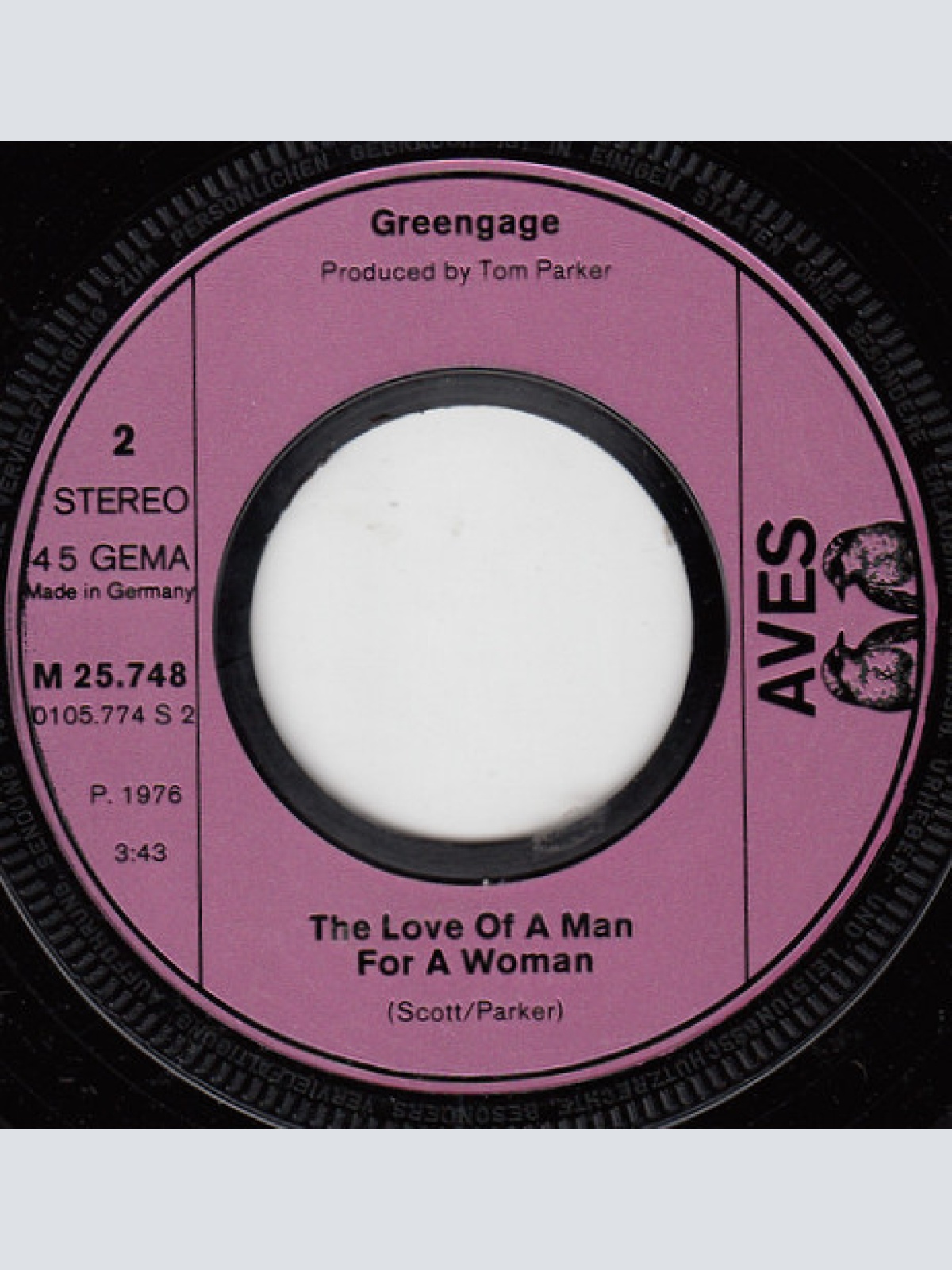 Vinyl / Greengage - Sentimental Journey