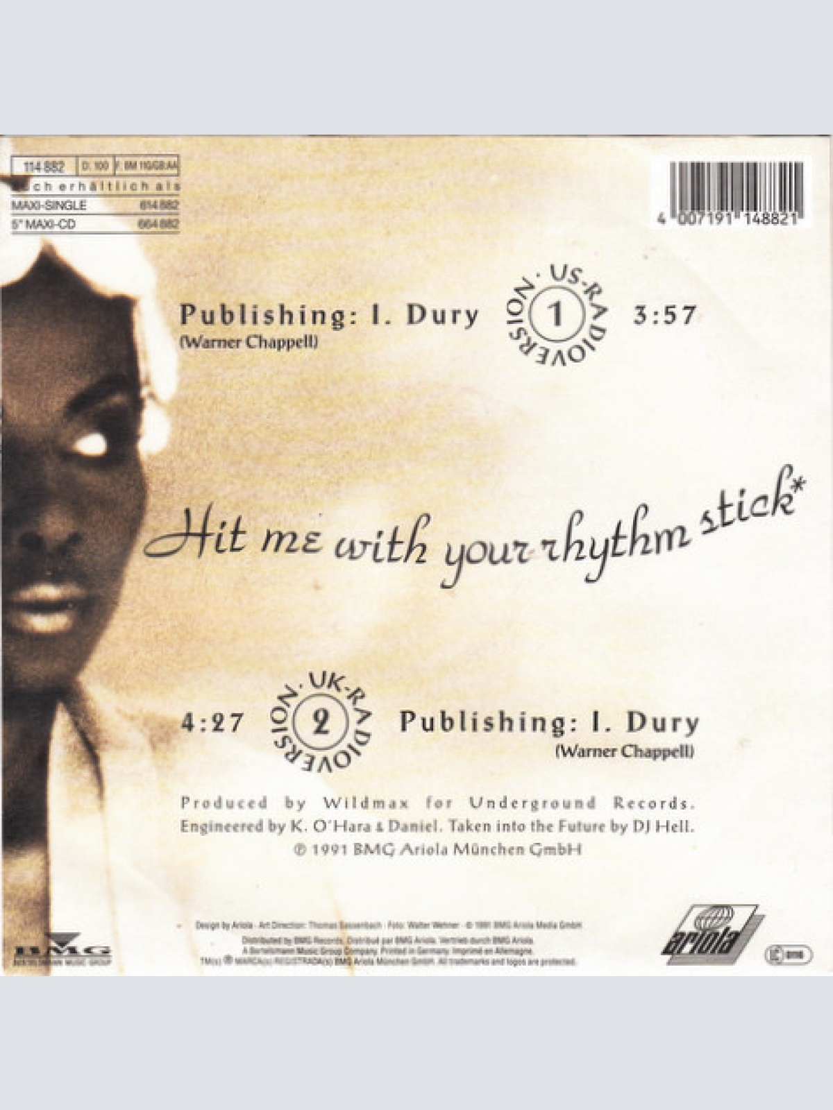 Vinyl / Jezebel Brown & The Ya Ya's - Hit Me With Your Rhythm Stick