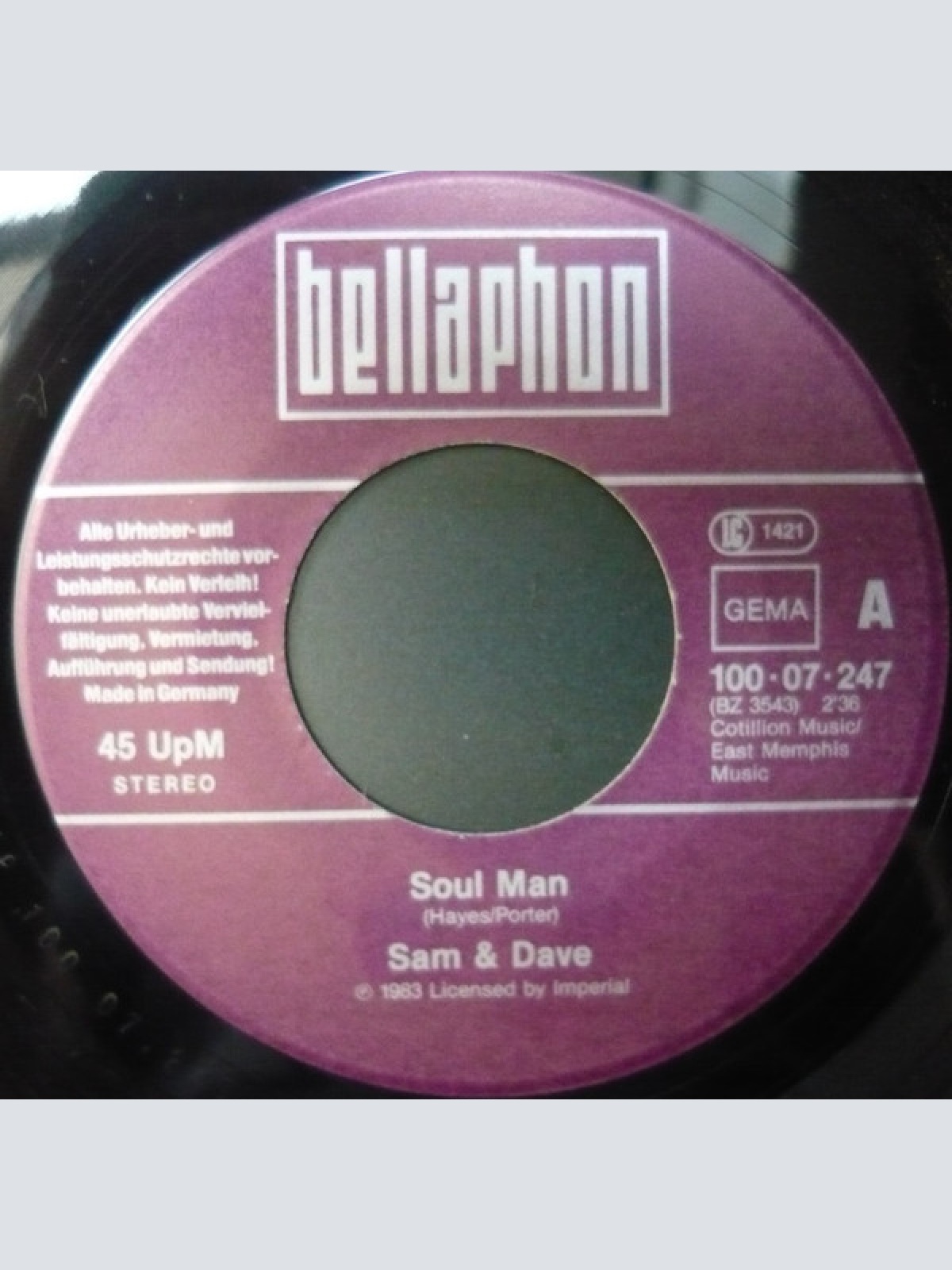 Vinyl / Sam & Dave - Soul Man / Soul Sister, Brown Sugar