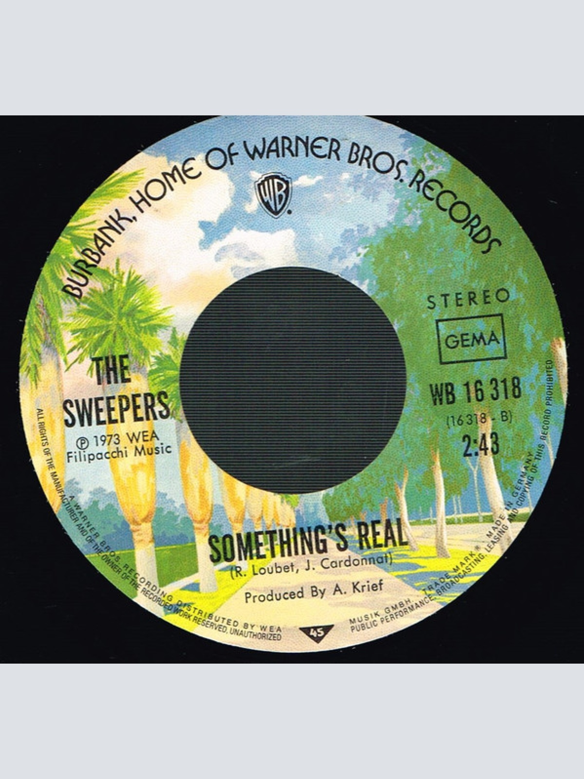 Vinyl / The Sweepers - Harlem Song