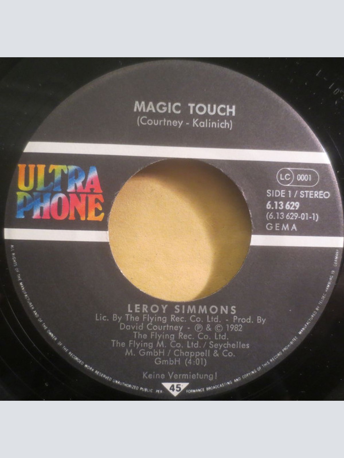 Vinyl / Leroy Simmons - Magic Touch