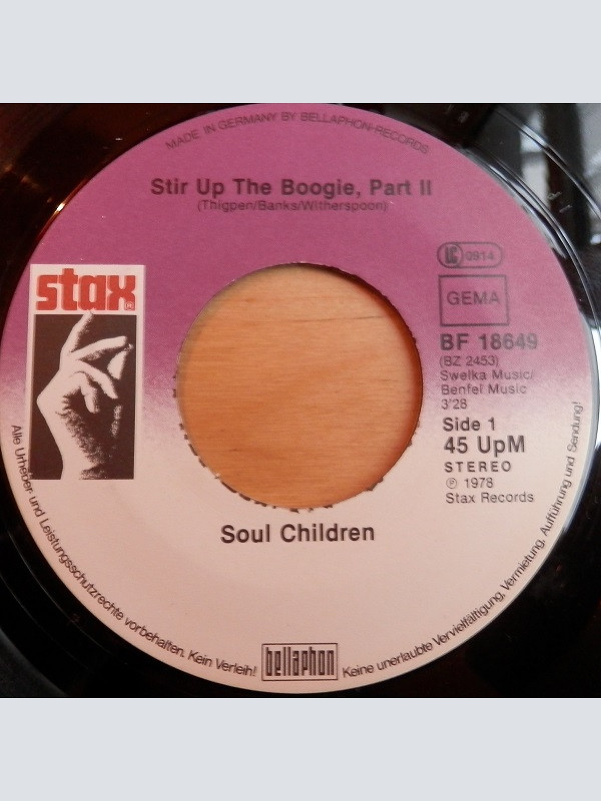 Vinyl / Soul Children - Stir Up The Boogie, Part II