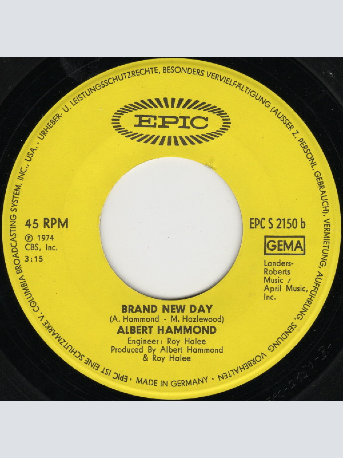 Vinyl / Albert Hammond - I'm A Train