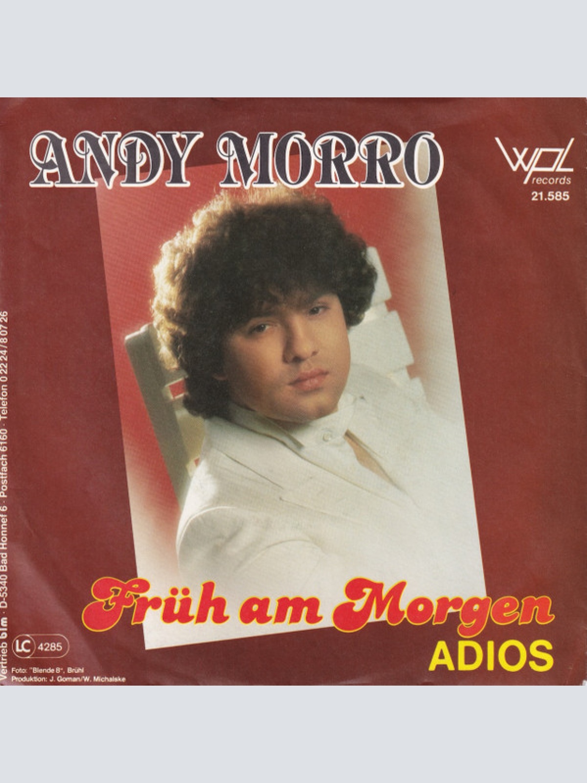 Vinyl / Andy Morro - Früh Am Morgen