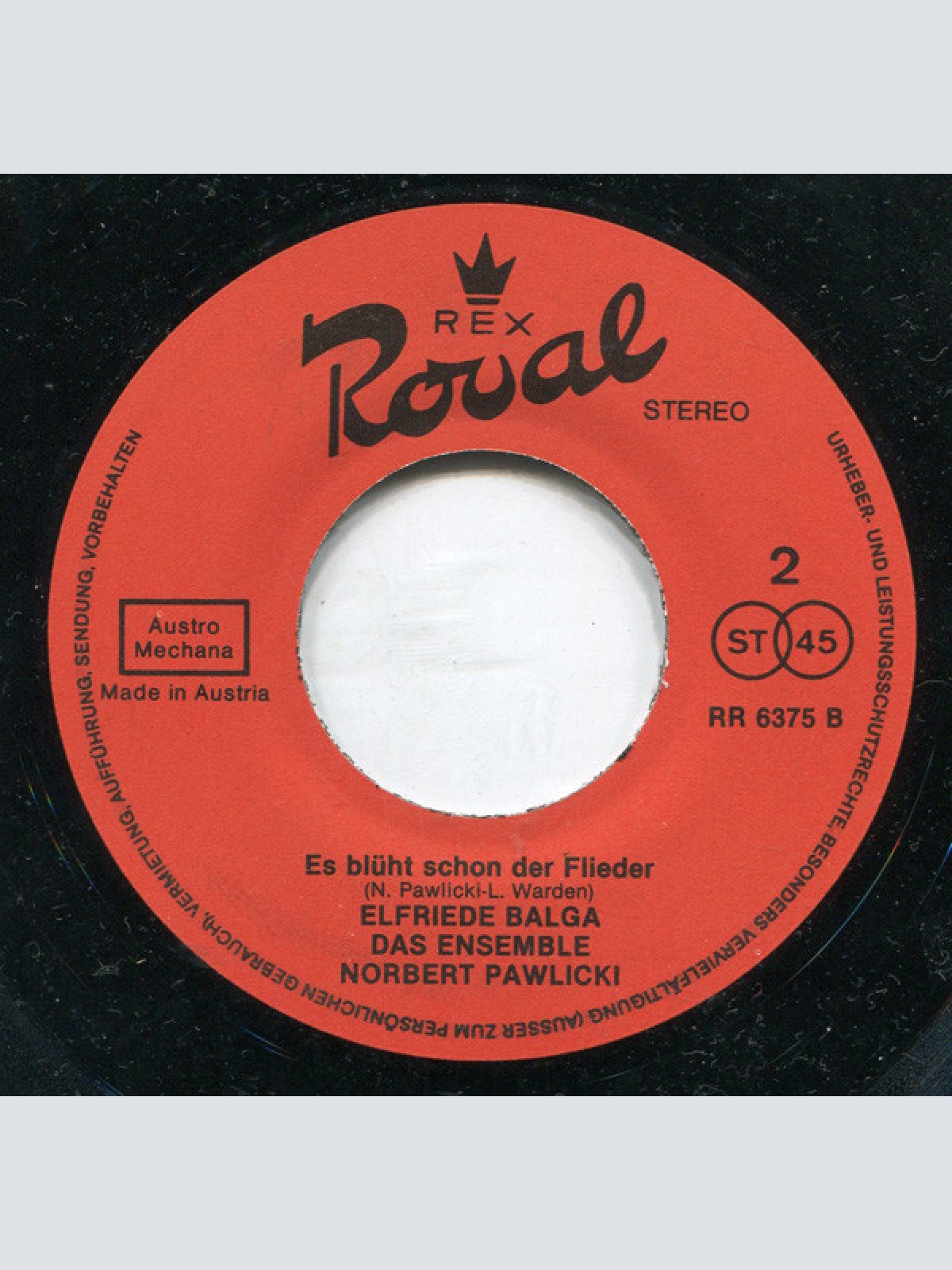 Vinyl / Elfriede Balga - Ein Spaziergang In Wien / Es Blüht Schon Der Flieder...