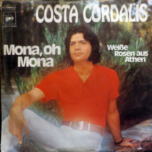 Vinyl / Costa Cordalis - Mona, Oh Mona