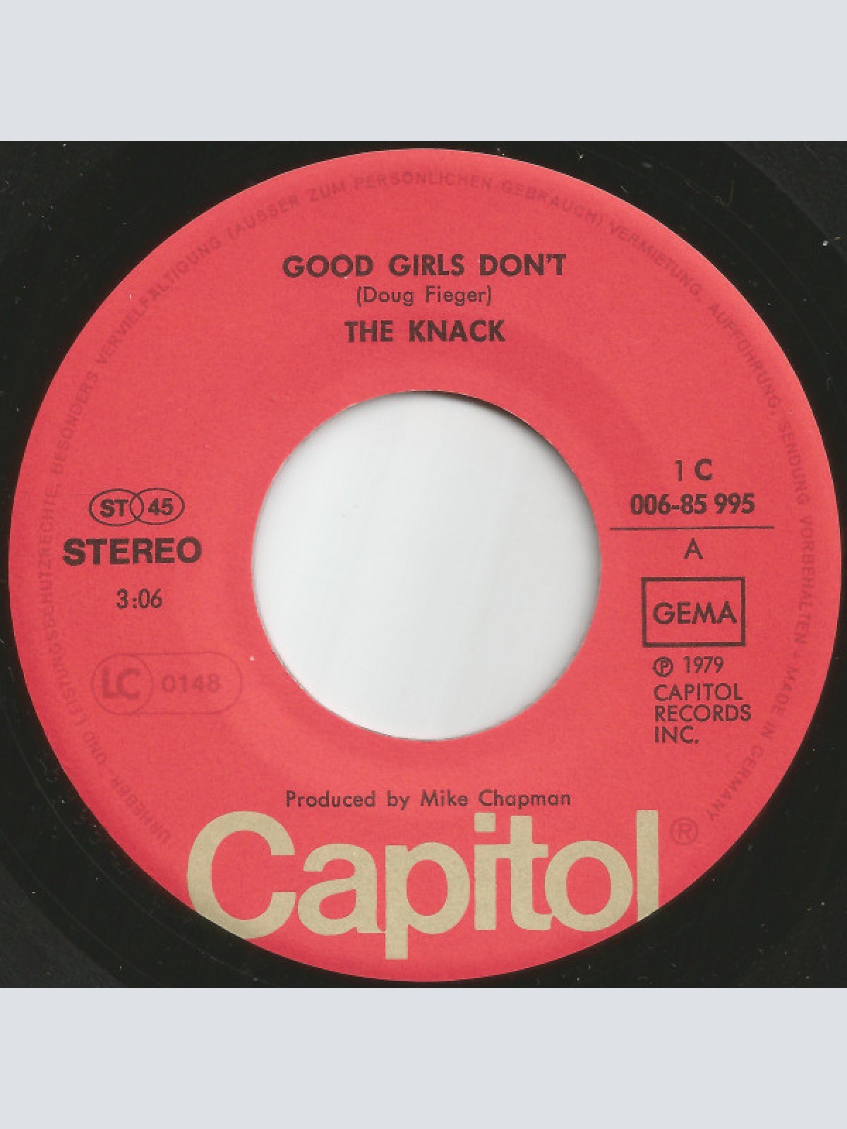 Vinyl / The Knack (3) - Good Girls Don't