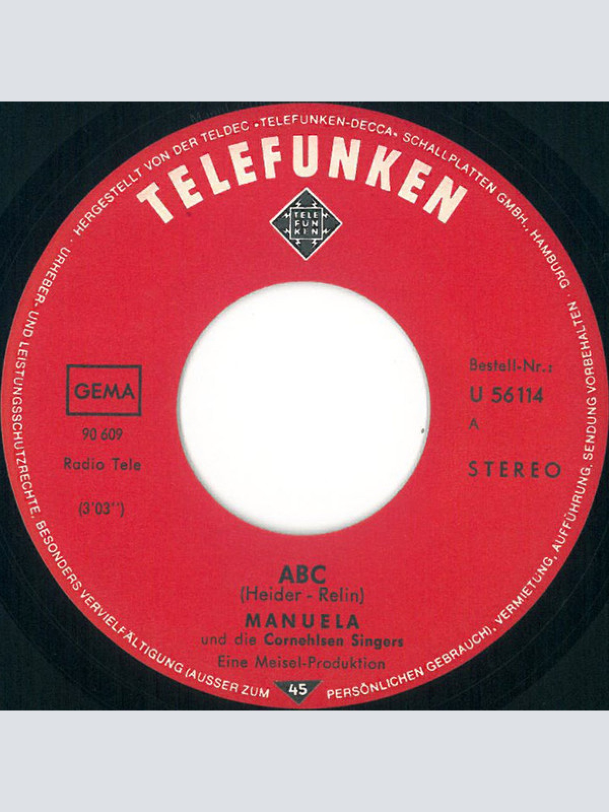 Vinyl / Manuela (5) - ABC / Kapitän