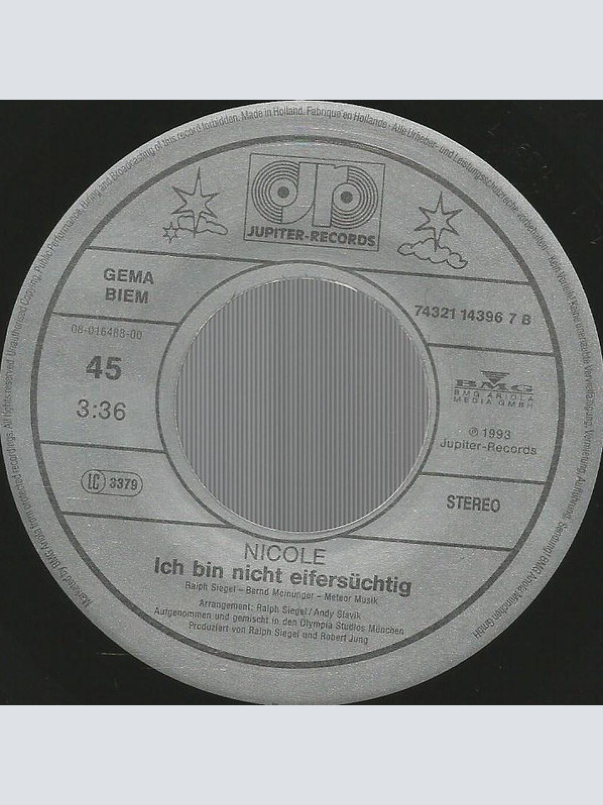 Vinyl / Nicole (2) - Dann Küss Mich Doch